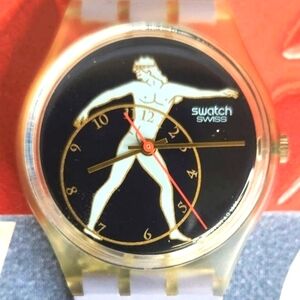 Swatch watch DISCOBOLUS GK141 1992 Standard Gents New old Stock with new battery